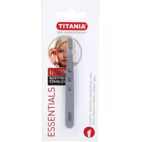 Axisis Pinzette schraeg Inox Edelstahl TITANIA
