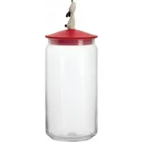Alessi Lulajar Glasbehälter schwarz 27 cm