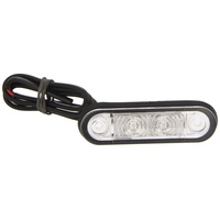 Hella Umrissleuchte LED - 12/24V - Einbau - Lichtscheibenfarbe: