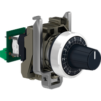 Schneider Electric Potentiometer Komplettgerät, Harmony XB4, Metall, 22mm, schwarz,