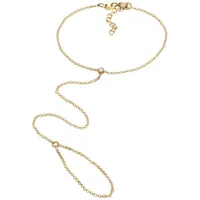 Elli Handchain Basic Kristalle 925 Silber Armbänder & Armreife