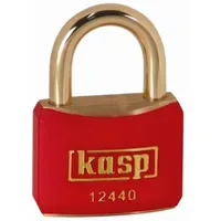 Kasp K12440REDA1 Vorhängeschloss 40mm gleichschließend Goldgelb Schlüsselschloss