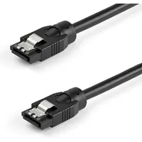 Startech StarTech.com 0.3 m Round SATA Cable - Latching