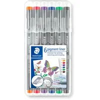 Staedtler pigment liner 0,3mm 6 Farben Box