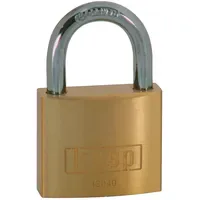 Kasp K12040 Vorhängeschloss 40mm verschieden schließend Goldgelb Schlüsselschloss