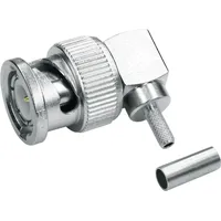 Telegärtner J01002A1356 J01002A1356 BNC-Steckverbinder Stecker, gewinkelt 75Ω 1St.