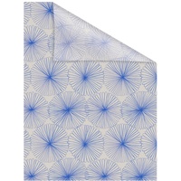 Lichtblick Fensterfolie selbstklebend, Sichtschutz, Flower wheel - blau B/L: