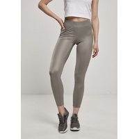 URBAN CLASSICS Ladies Imitation Leather Leggings Asphalt, S