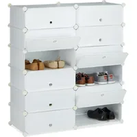 Relaxdays Schuhschrank 94 x 108 x 37 cm geschlossen