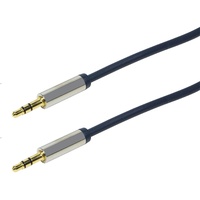 Logilink CA10050 Klinke Audio Anschlusskabel 3.5 Stereo gerade, 0,50m,