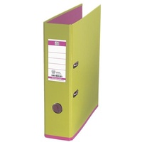 Oxford Ordner myColour, 8 cm breit, zweifarbig in hellgrün