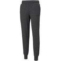 Puma Essentials Logo Fleece-Jogginghose Herren 07 dark gray heather