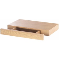 Carlo Milano Wandregal mit versteckter Schublade, 40 x 5