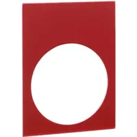 Schneider Electric Leerschild 30x40 sw rt ZB2BY2101