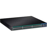 TRENDNET TPE Rackmount Gigabit Smart Switch, 48x RJ-45, 4x