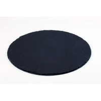 APS Naturschieferplatte, Ø 33 cm,