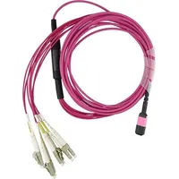CBO LWL MTP/4xLC Breakout Kabel OM4 1 Meter, Transceiver,