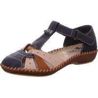 Rieker M1655 blau/beige 42