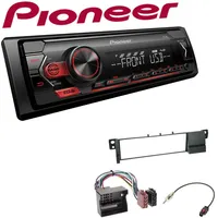Pioneer 1-DIN Autoradio USB AUX Android Einbauset für BMW