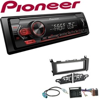Pioneer 1-DIN Autoradio USB AUX Android Einbauset für Mercedes-Benz