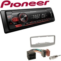 Pioneer 1-DIN Autoradio USB AUX Android Einbauset für Fiat