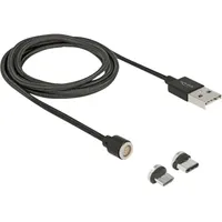 DeLock USB-Kabel-Kit - USB 2.0 USB-A Stecker USB-C® Stecker,