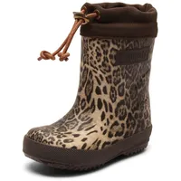 Bisgaard Unisex Baby Thermo Gummistiefel, Leopard, 25 EU