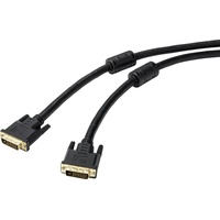 Renkforce DVI Anschlusskabel DVI-D 24+1pol. Stecker, DVI-D 24+1pol. Stecker