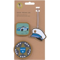 Lässig Anhänger & Patches Set Police