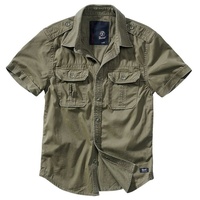 Brandit Textil Brandit Vintage Shirt Shortsleeve oliv, Größe 3XL