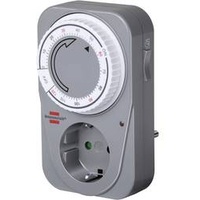 Brennenstuhl 1506590 Steckdosen-Timer analog Tagesprogramm 1 120 min 3680