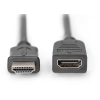 Digitus HDMI High Speed mit Ethernet Verlängerungskabel,2m,sw