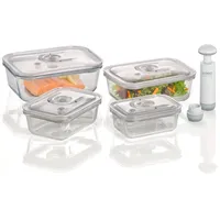 CASO Design Caso VacuBoxx Glas Vakuumbehälter-Set, 4-tlg. (1197)
