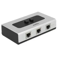 DeLock Switch RJ45 10/100/1000 2 port manual bidirectional
