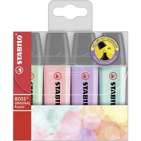 Stabilo BOSS ORIGINAL Textmarker farbsortiert, 4 St.