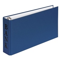 Veloflex Bankringbuch 2-Ringe blau 4,5 cm DIN A6 quer
