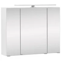 Held Spiegelschrank »Stockholm«, mit LED 3-türig ca. 80x64 cm,