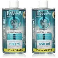 Eveline Cosmetics FaceMed+ reinigendes Mizellenwasser zum Abschminken mit entschlackendem