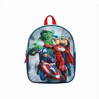 Vadobag Kinderrucksack Rucksack Avengers 3D - Blau