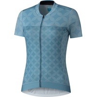 Shimano Sagami Kurzarm-radtrikot - Aqua Blue - S