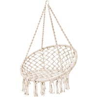 Svita CARRIE Hängesessel mit Rahmen Naturmaterial Beige