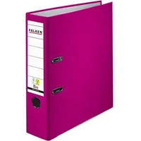Falken Ordner DIN A4, 80mm, mit Einsteckschild brombeere