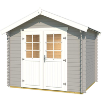 Weka Gartenhaus 209 2,5 x 2 m hellgrau