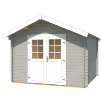 Weka Gartenhaus 209 3 x 2,5 m hellgrau