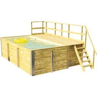Weka Massivholzpool 595 Gr.1 Technikraum/Sonnendeck 490 x 309 x