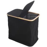 Hti-Living Wäschebox Grau Textilstoff