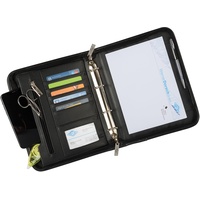 Wedo Ringbuchmappe Elegance Lederimitat DIN A5 schwarz