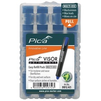PICA-MARKER Pica VISOR permanent Ersatzminen -Sets, blau