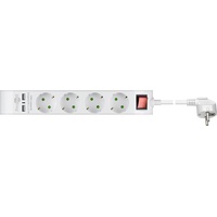 Goobay Steckdosenleiste mit Schalter und USB Ports zum Anschluss