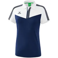 Erima Squad Poloshirt Damen - weiß/navy 42